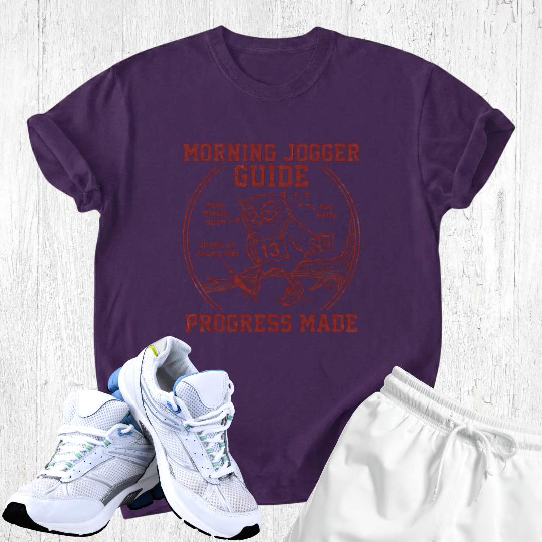 Morning jogger guide, progress ade