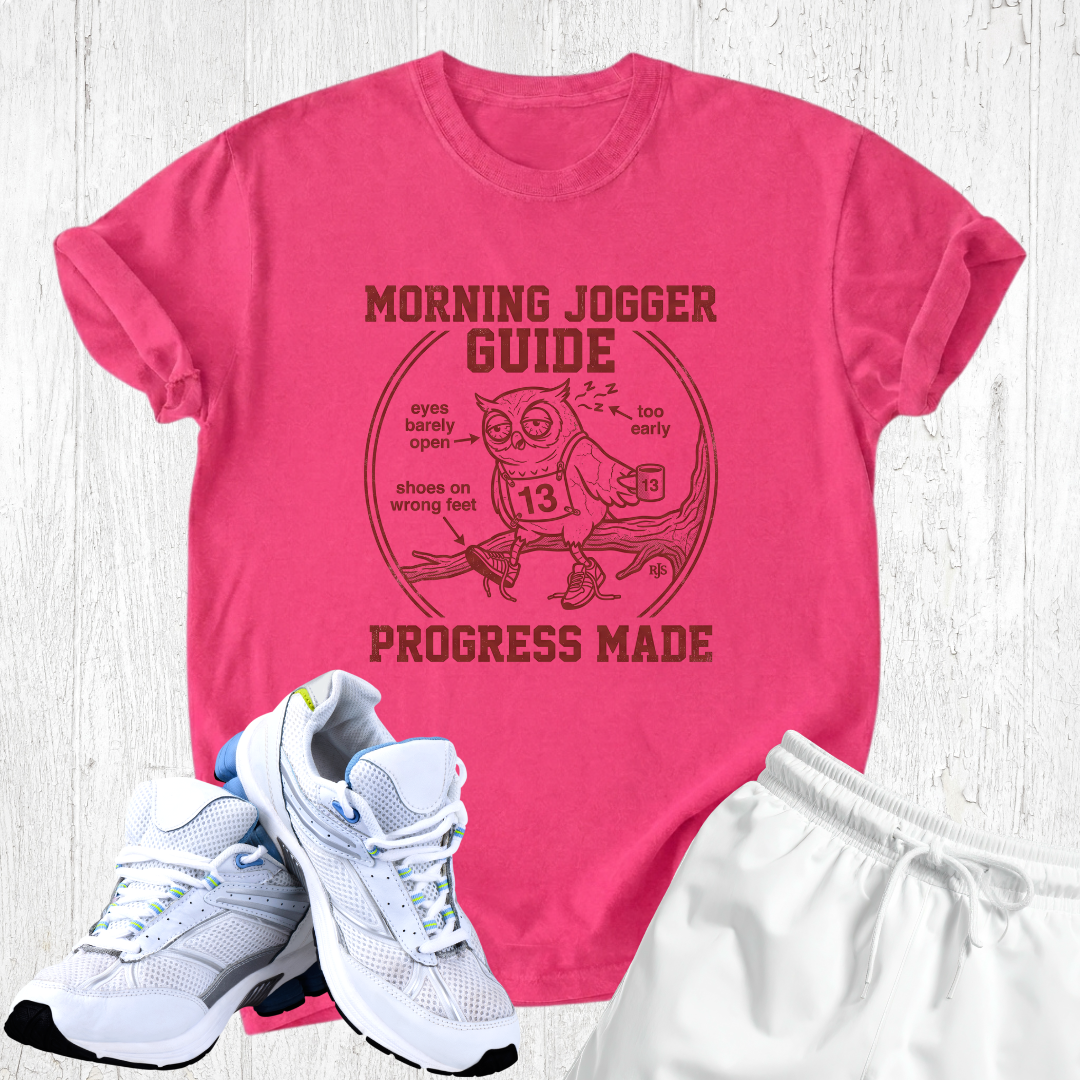 Morning jogger guide, progress ade