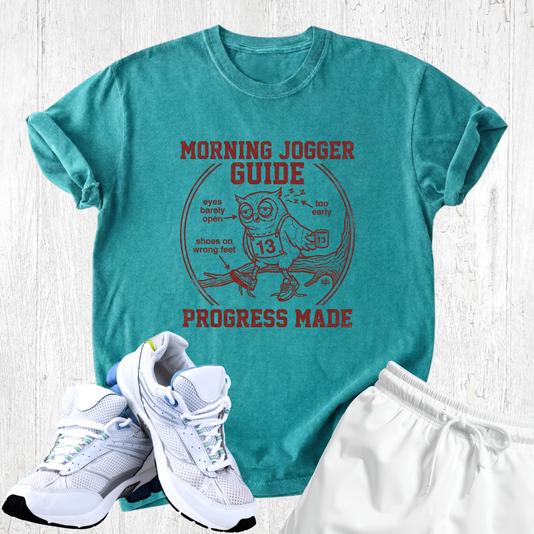 Morning jogger guide, progress ade