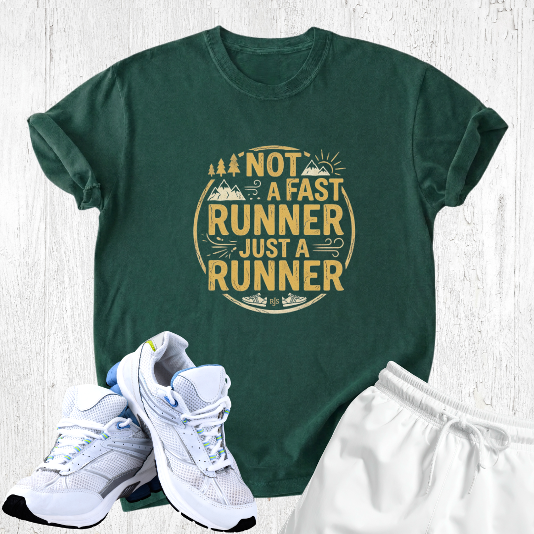 Not a fast runner just a runner
