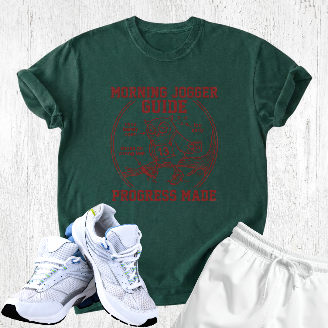 Morning jogger guide, progress ade
