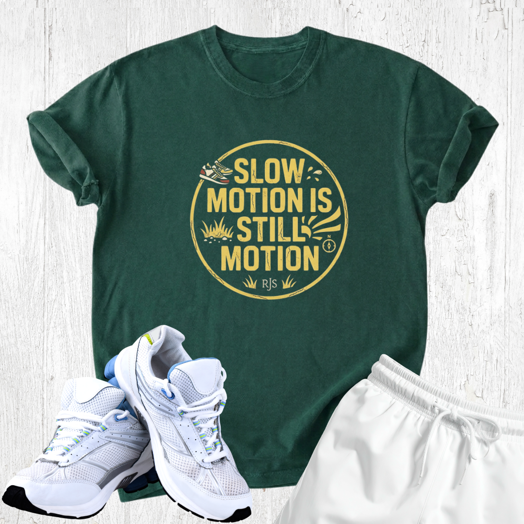 Slow motion is still motion