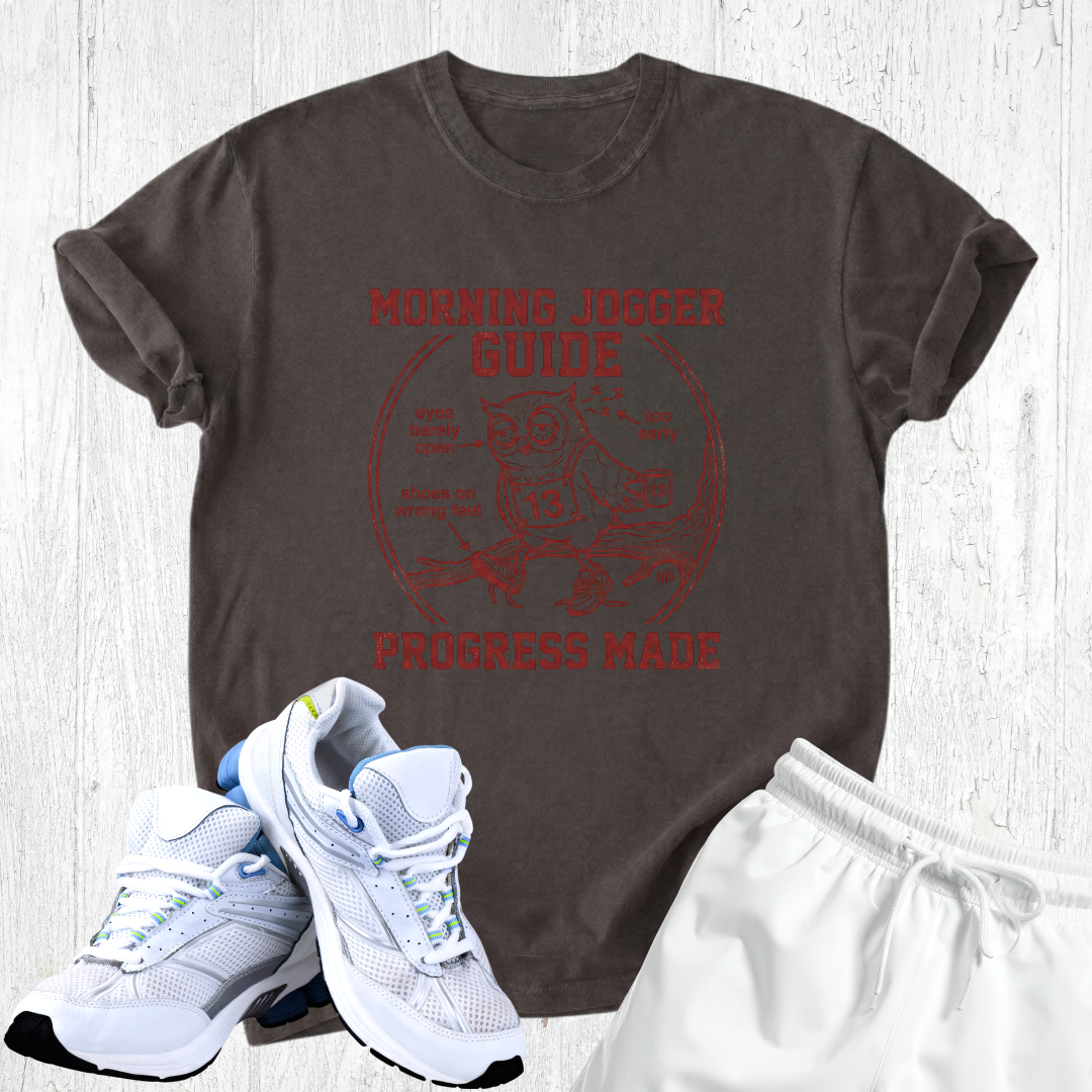 Morning jogger guide, progress ade